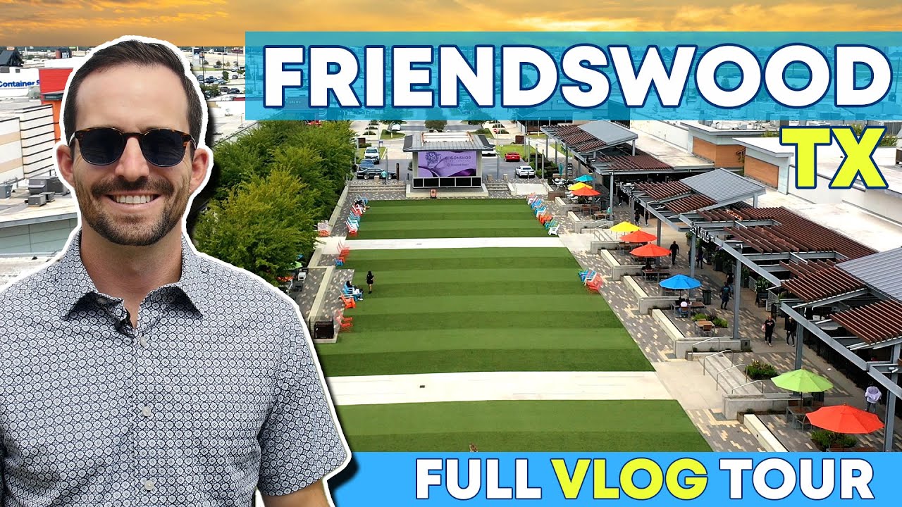 Friendswood TX Houston's Coziest Suburb Full VLOG Tour of