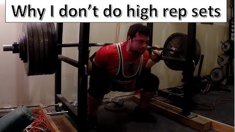 Lower reps for bigger totals (Ben