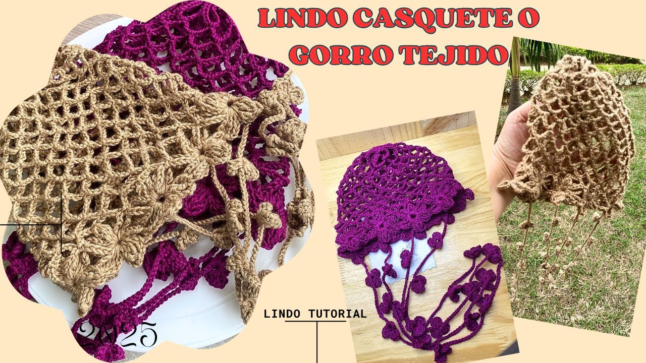 Así tejí este gorro:casquete a crochet paso a paso