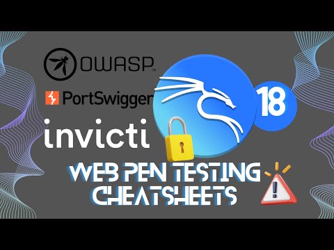 Web Penetration Testing #18 - 5 Web Penetration testing CheatSheets