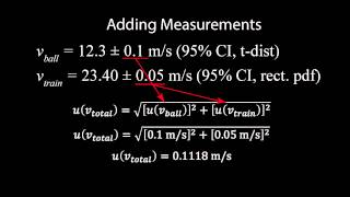Uncertainty Analysis Part 2: Adding Measurements
