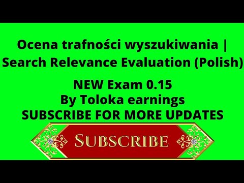 Ocena trafności wyszukiwania | Search Relevance Evaluation (Polish) NEW Exam 0.15