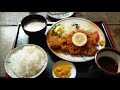 1050 Yen  Furano Lunch [Kumagera Pork cutlet] 2017 くまげら とんかつ定食 富良野ランチ