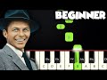 Strangers In The Night - Frank Sinatra | BEGINNER PIANO TUTORIAL + SHEET MUSIC by Betacustic