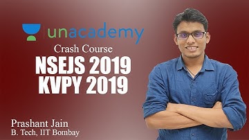 NSEJS KVPY 2019 Crash Course | Prashant Jain