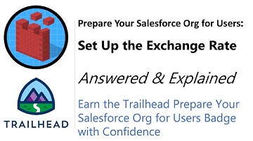 Set Up the Exchange Rate | Trailhead | Answered and Explained