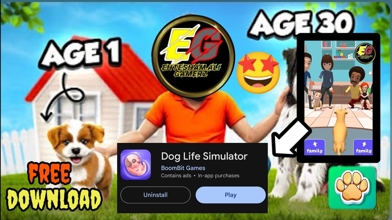 How to download Dog life simulator game in Android | Dog life simulator download kaise karen Android