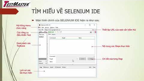 Kiểm thử tự động với Selenium IDE