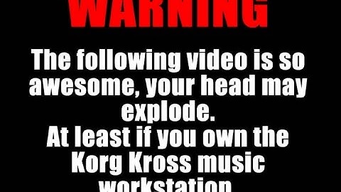 🎹 Korg Kross music workstation: The Ultra Combi