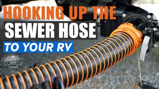 First Time Camper Series  Episode 7: How To Hook Up Your Sewer Hose