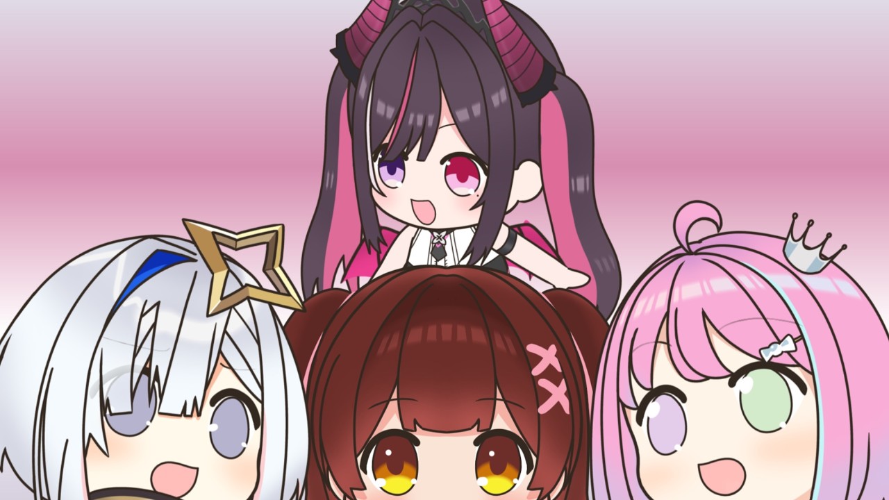 【桃鉄2】ロボ子さんからお金を吸い取るベビキュラーあずにゃん【手描きホロライブ/AZKi/天音かなた/姫森ルーナ/ロボ子さん】