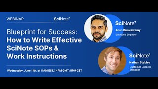 Blueprint for Success: How to Write Effective SciNote SOPs &amp; Work Instructions