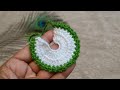 New design crochet dress for laddu gopal kanha ji  how to make dress easy way  all size ghera