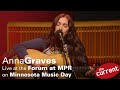 Anna Graves – three-song performance at the Forum at MPR