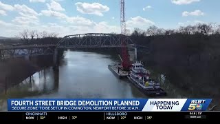 Demolition Day: Fourth Street Bridge to be brought down in controlled blast