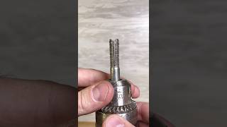 How To Enlarge A Hole In Metal Without A Drilling Machine! #Shorts