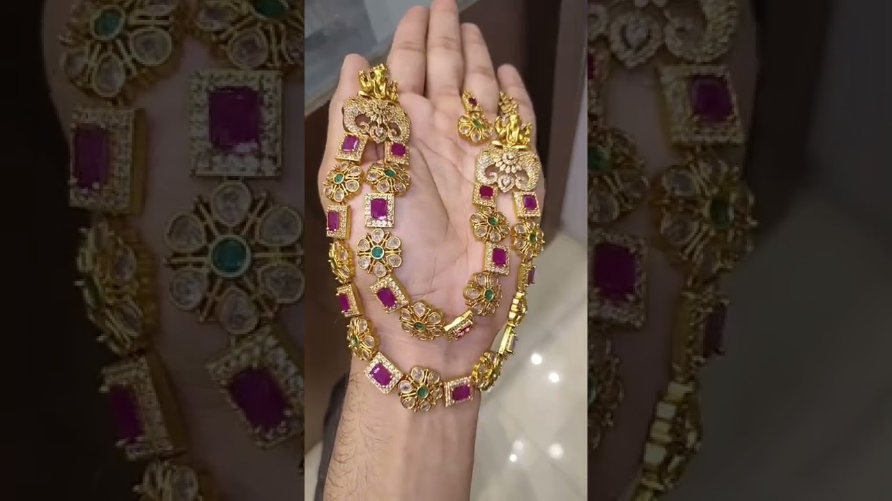 premium quality cz finish AD stone middle haram price -2290+shipping WhatsApp number -7358583335