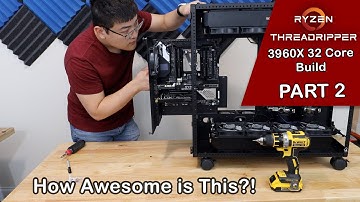 AMD Threadripper 3960X Build Part 2 - Motherboard In!