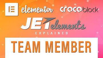 Team Member | JetElements | Crocoblock | Elementor Add-On