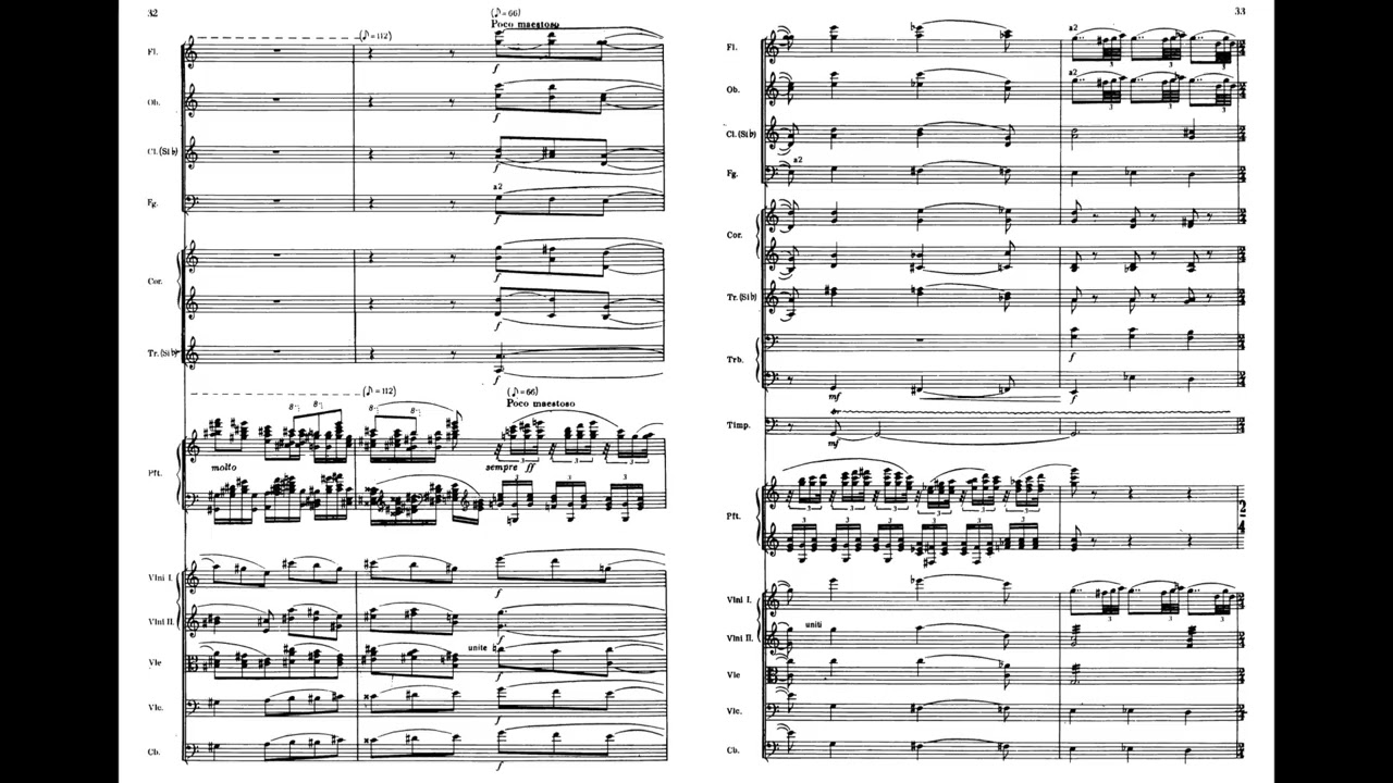 Bartok Sz.27 BB 36b Rhapsody Op.1 Piano & Orchestra 巴爾托克