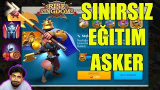 SINIRSIZ ASKER EĞİTİMİ NASIL YAPILIR ? - PÜF NOKTALARI eğitim hakkında - Rise of Kingdoms screenshot 3