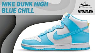 Nike Dunk High Blue Chill - DD1399-401 - @sneakersadm - #nike #nikedunk #nikedunkhigh #dunkhigh