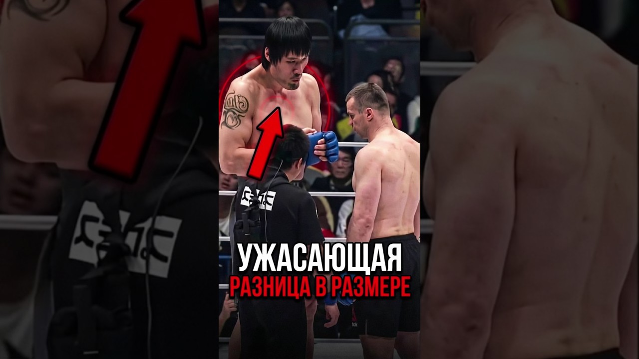 Разница в габаритах между этими двумя бойцами просто пугала! 🤯🔥