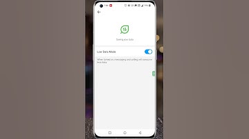 How to Enable Low Data Mode on Imo #shorts