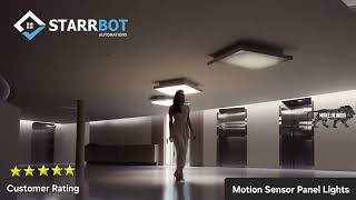 Starrbot Motion Sensor Auto Dimming Panel Lights