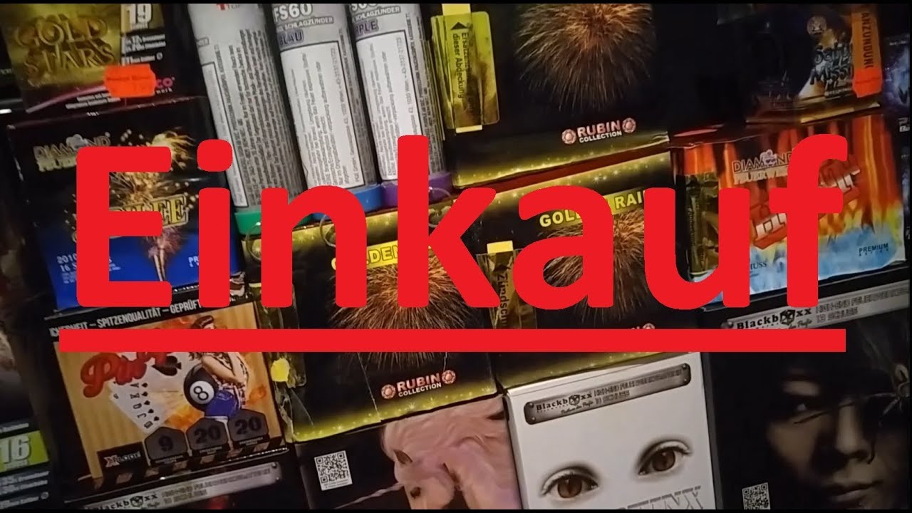 Silvester Feuerwerk Einkauf für 2017-2018 - YouTube