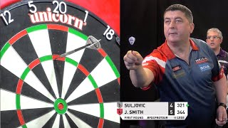 NINE-DARTER! Suljovic v J.Smith - Players Championship 3