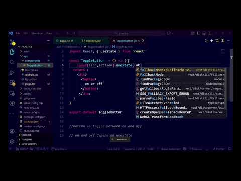 Toggle Button in React 🔁 | ON–OFF Button using useState & Tailwind CSS (Beginner Friendly)