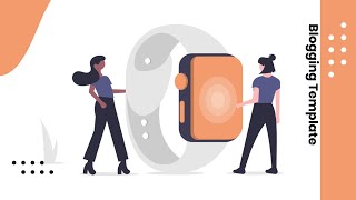 Simple Blogging Template Design | HTML And CSS