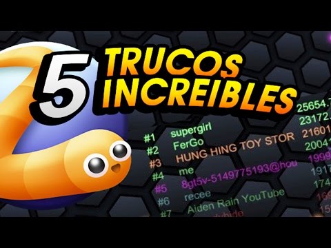 TOP 5 TRUCOS INCREIBLES EN SLITHER.IO - Tutorial