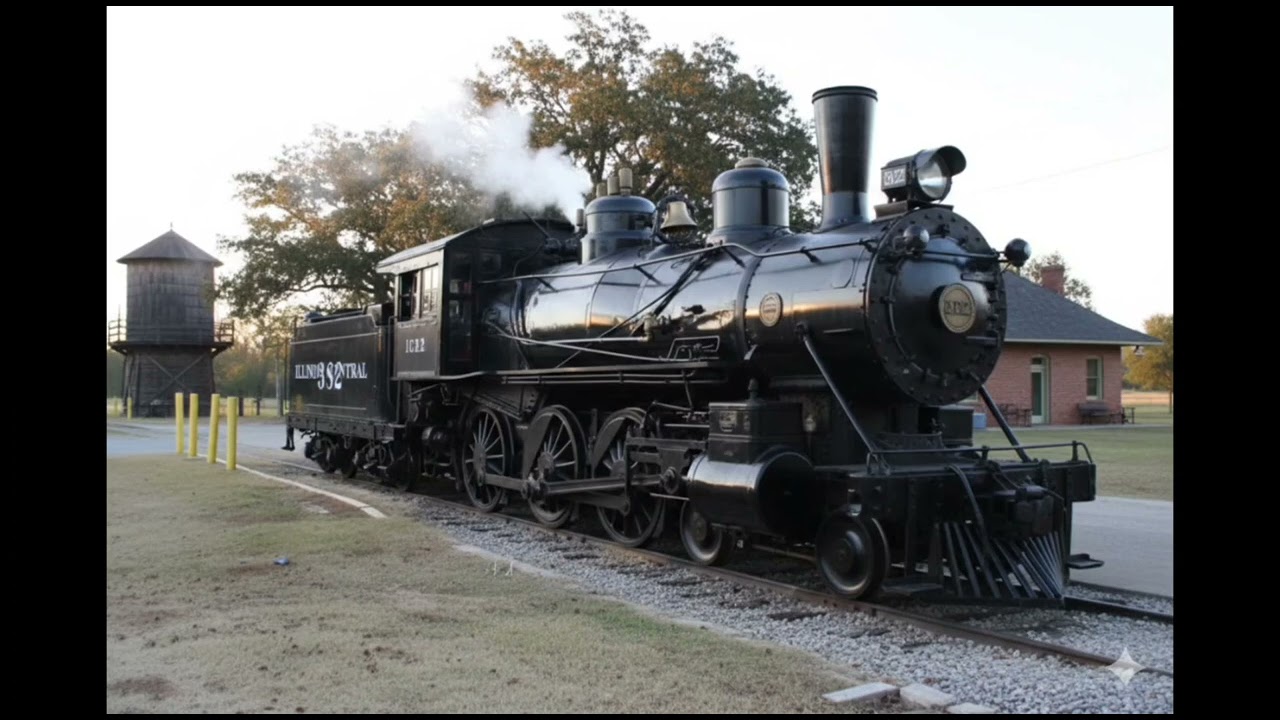 The wreck of Engine 382 Illinois Central railroad 