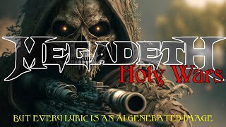 Megadeth / Holy wars / But every Lyric is an AI Generated image