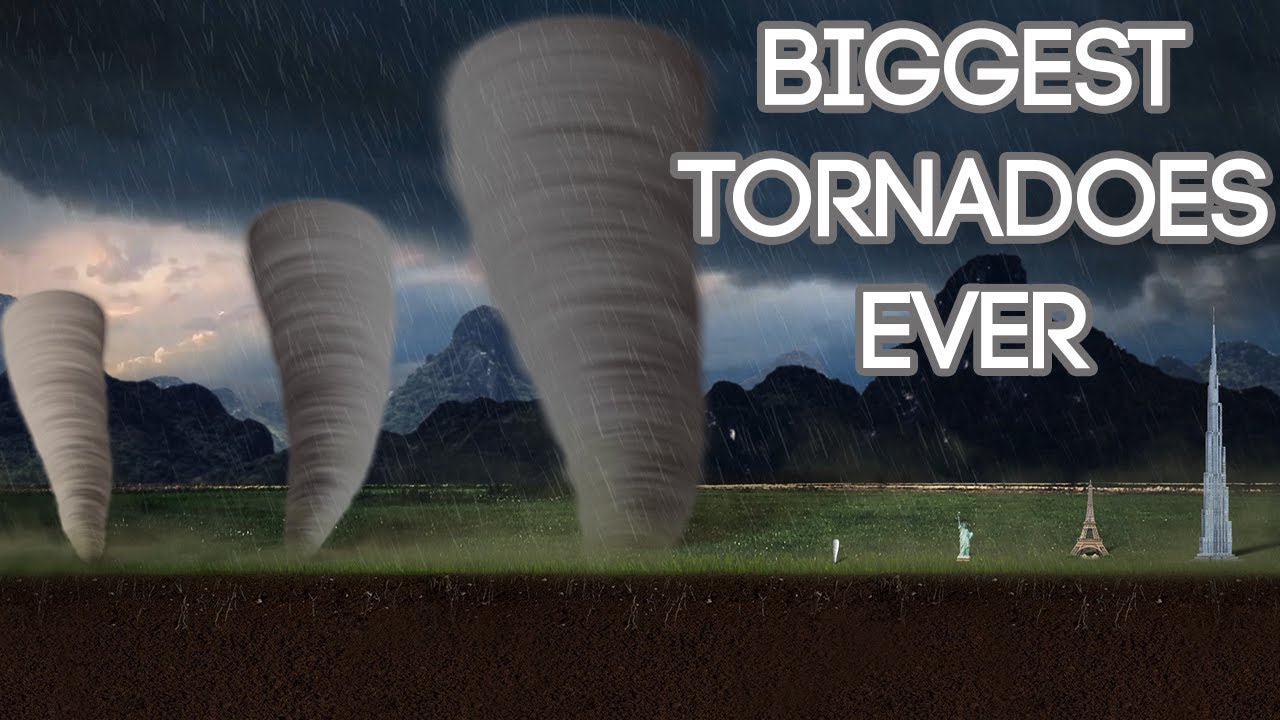 Largest Tornadoes Size Comparison