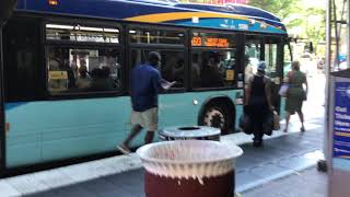 MTA BUS: 2019 NOVABUS LFSA [5586] M60 -SBS @ West 125th Street & Malcolm X Blvd
