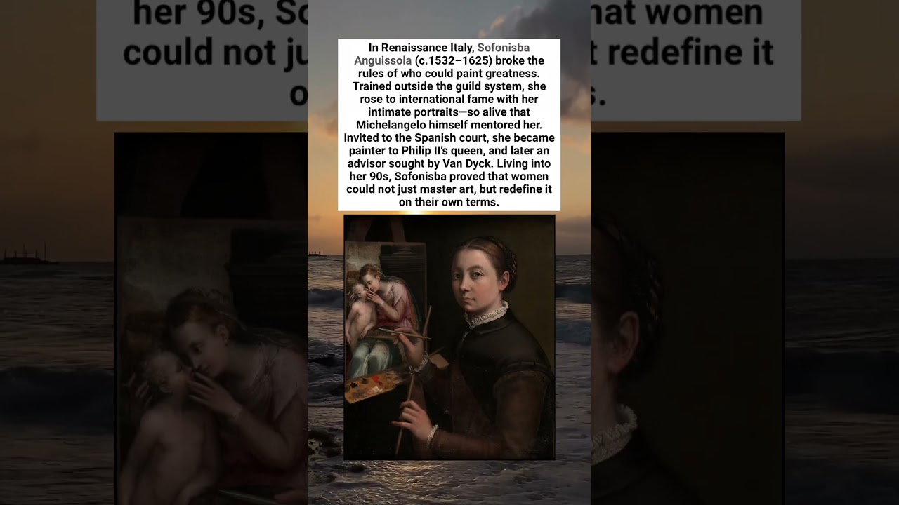 Michelangelo Praised Her Genius. Sofonisba Anguissola Defied Tradition