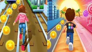 Subway Princess Runner VS Kooply Run Gameplay Walkthroughs Android iOS Games screenshot 2