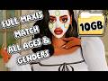 Sims 4 FULL CC FOLDER Maxis Match Female Male Kids skin hair clothes shoes makeup accessories 10GB