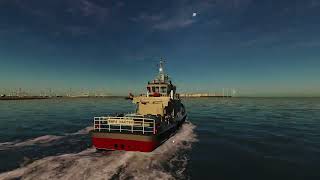 Ship Simulato:Nautis Home's new tugboat sails in Rotterdam, Netherlands