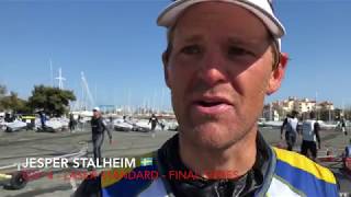 2018 Laser Senior Europeans - Day 4 - Interviewing Jesper Stalheim SWE