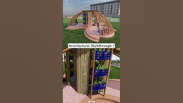 Sustainable Pavilion Walkthrough.! #architecture #trending #shorts #reels #trendingshorts