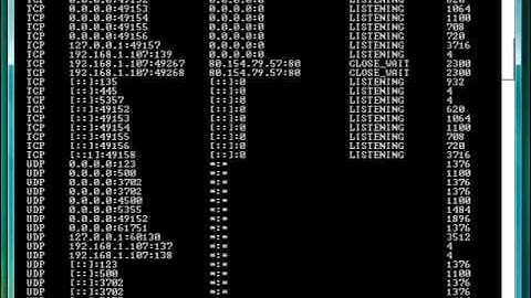 How to use the Netstat Command from the Command Prompt