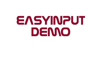 EasyInput - Demonstration HD