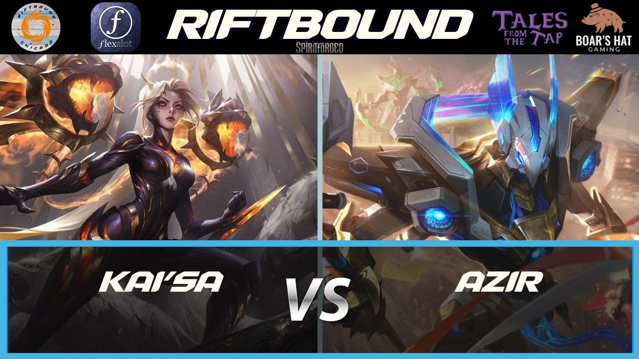 Kai'Sa VS Azir [Riftbound Gameplay Round 2] - YouTube