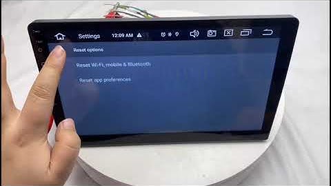 Binize:How to do  the  reset option from the latest PX 5 stereo?