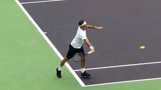 Roger Federer Practice at Shanghai Masters 2018