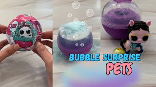 L.O.L. Surprise! Bubble Surprise Pets 🐷💓 ASMR 💜 satisfying videos